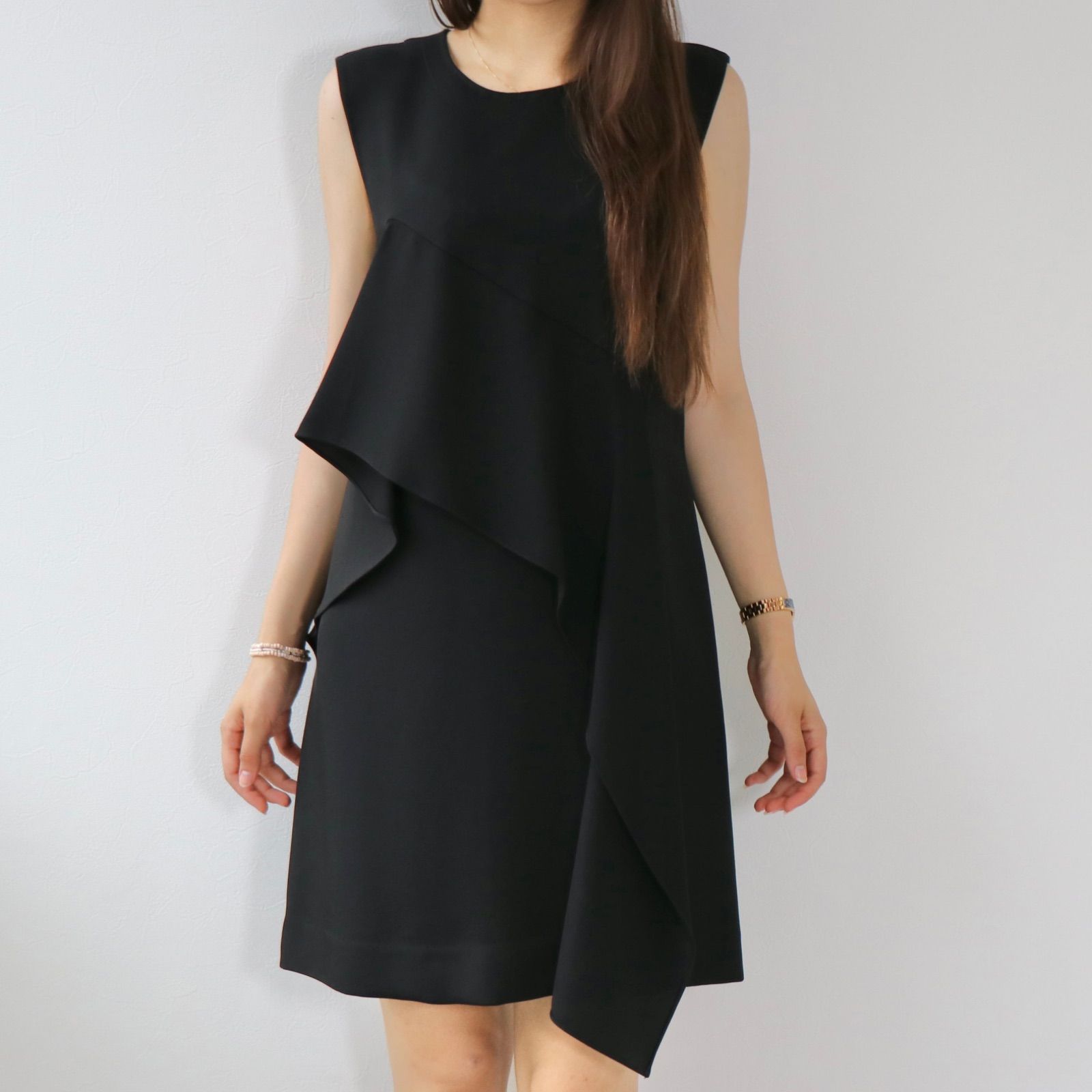 DIANE VON FURSTENBERG ワンピース トリエステアート ブラック ダイアン フォン ファステンバーグ