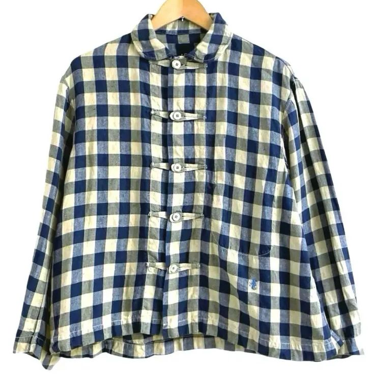 45R インドリネンツイルの908 8オール 45R インドリネンツイルの908 8オール 長袖シャツ チェック 2 - メルカリ