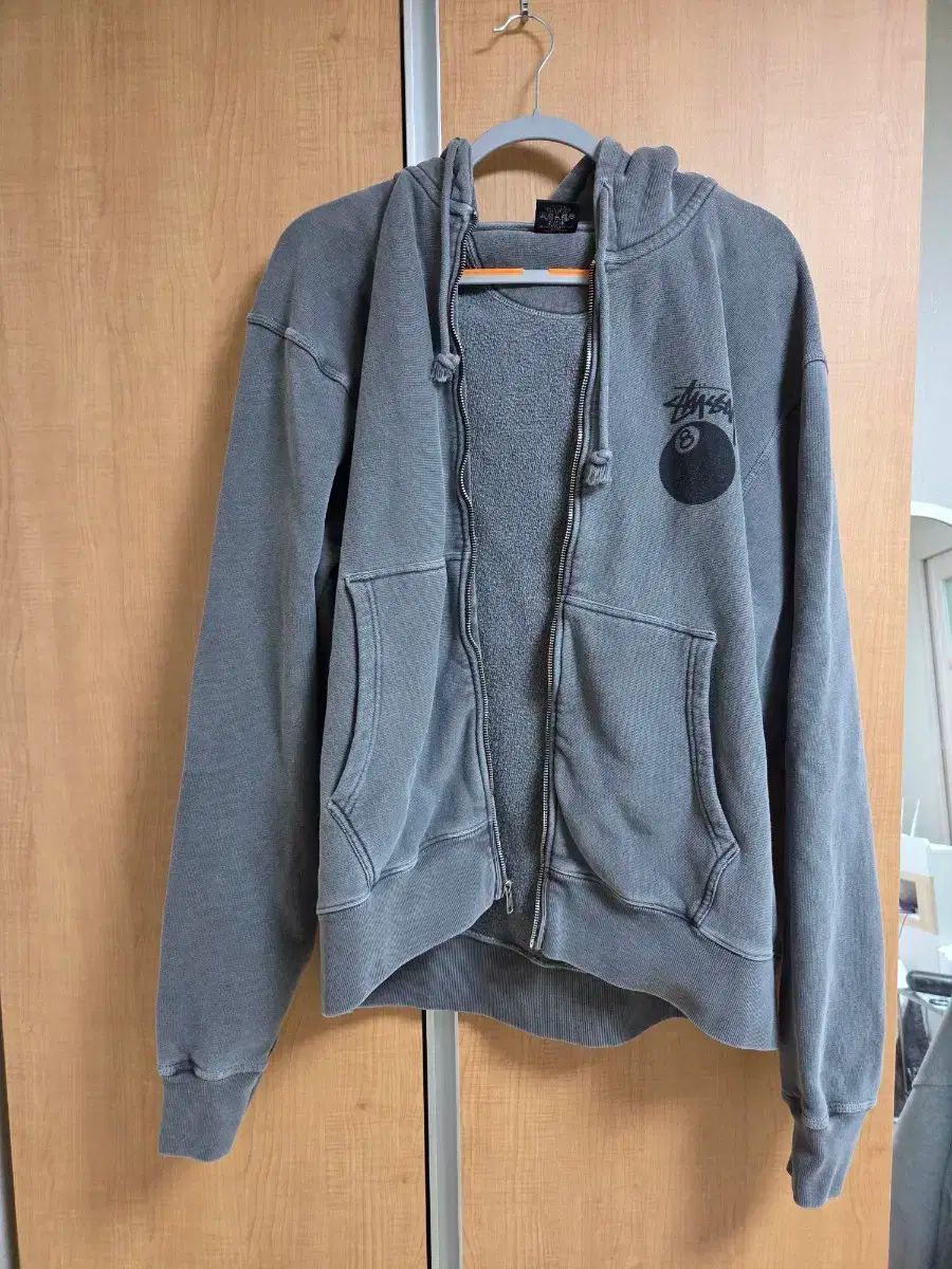 STU WHOボール ジップアップ PIGMENT ブラック XL