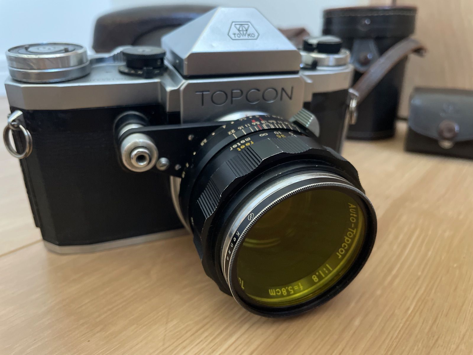 東京光学トプコンTOPCON R Topcor l 3 5 13 cm Auto 1 8 cmレンズ付き 品 レトロカメラ