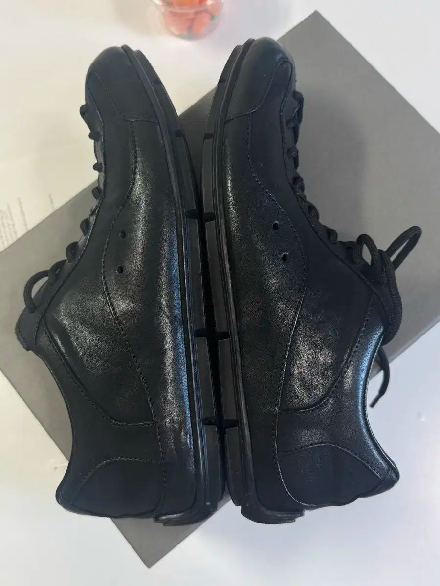  270 ロマンチックムーブ ボウラー ウォッシュブラック ローファー ブーツ 革靴