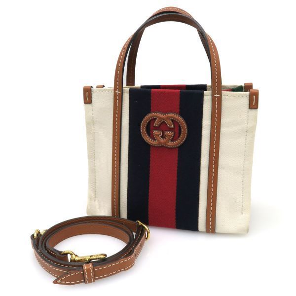 グッチ インターロッキングG･2WAYトート 727735 Bランク