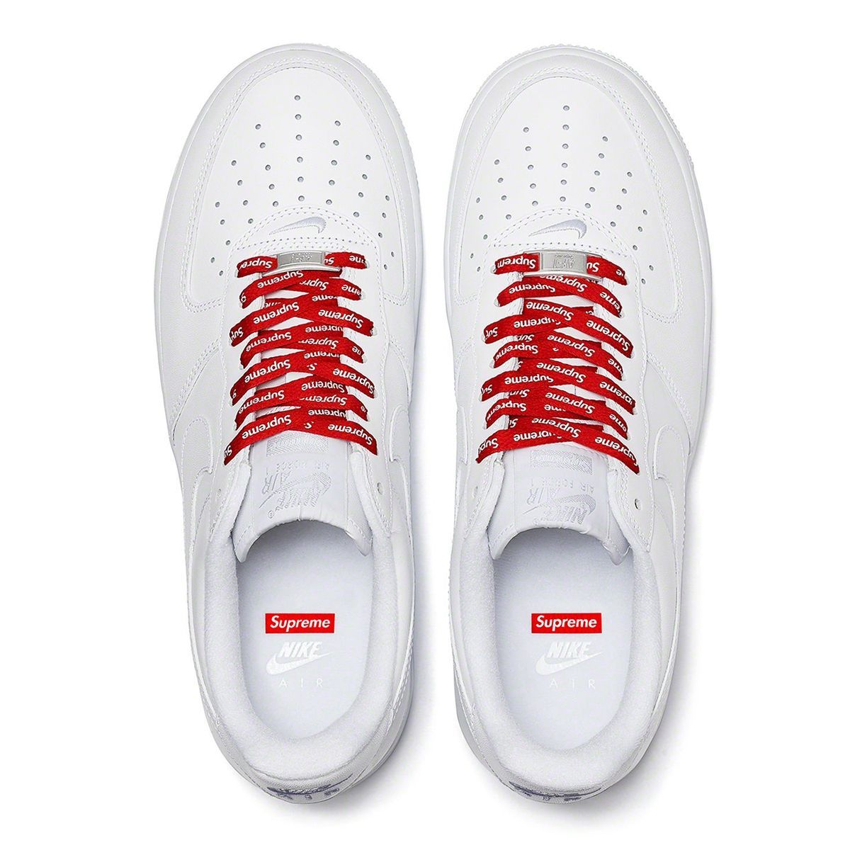 25FW Supreme NIKE AIR FORCE 1 LOW / SUPREME WHITE ( ナイキ エア 