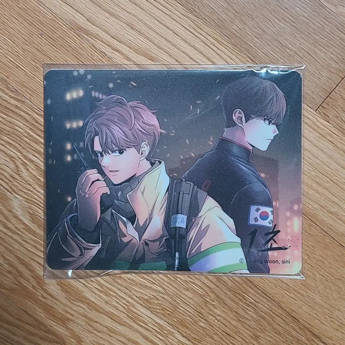 1秒ウェブトゥーン単行本 펀딩 ONE 8巻 ティンケース バンド クリアカード クリカ 透明カード 社員証風カード まとめ