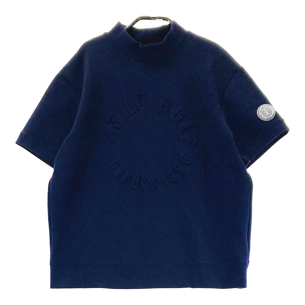 【限定SALE，新品】 サイズ：2 23区GOLF ニジュウサンクゴルフ  ハイネック 半袖Tシャツ  ネイビー系 [240101546767] ゴルフウェア レディース ストスト シャツ