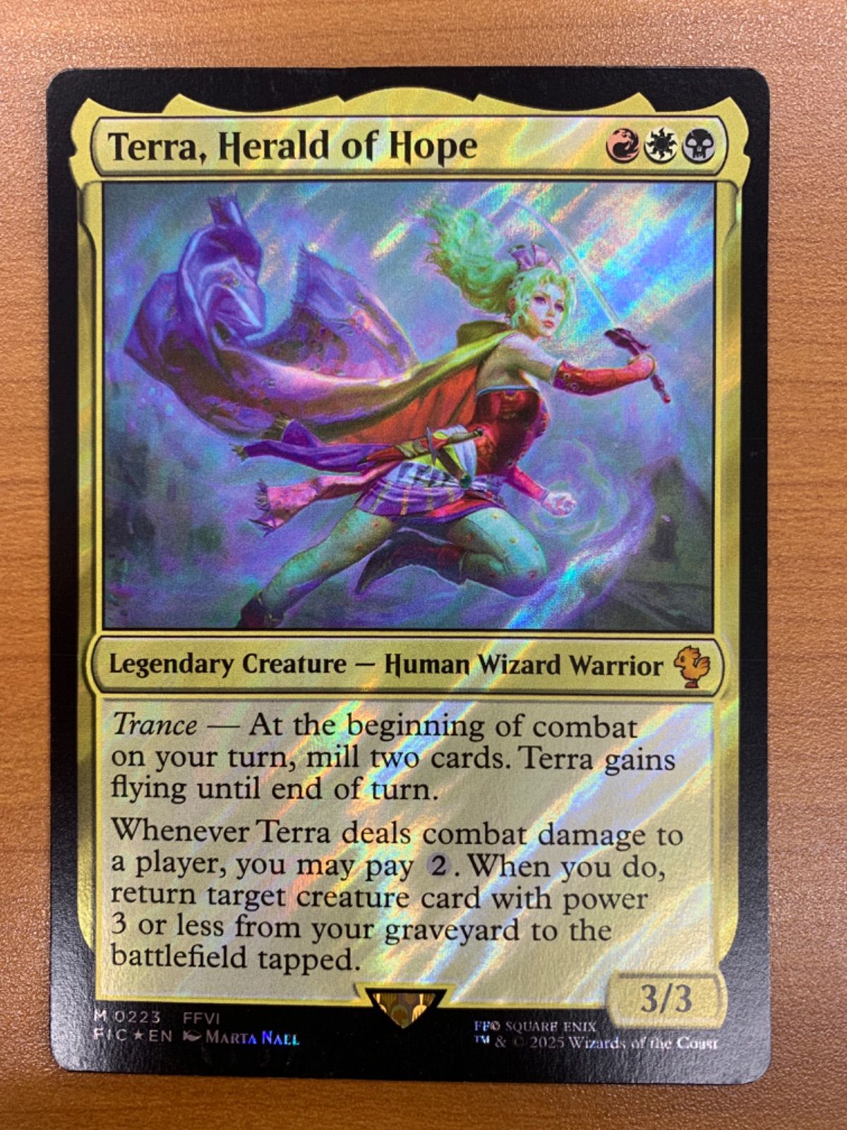 状態A 魔導の力を持つ少女、ティナ サージfoil M 0223 FF 英語版 EN