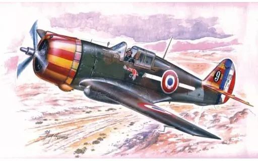 プラモデル 1 32 カーチス ホーク H-75A-1 2 3 ハイテック AZUA045