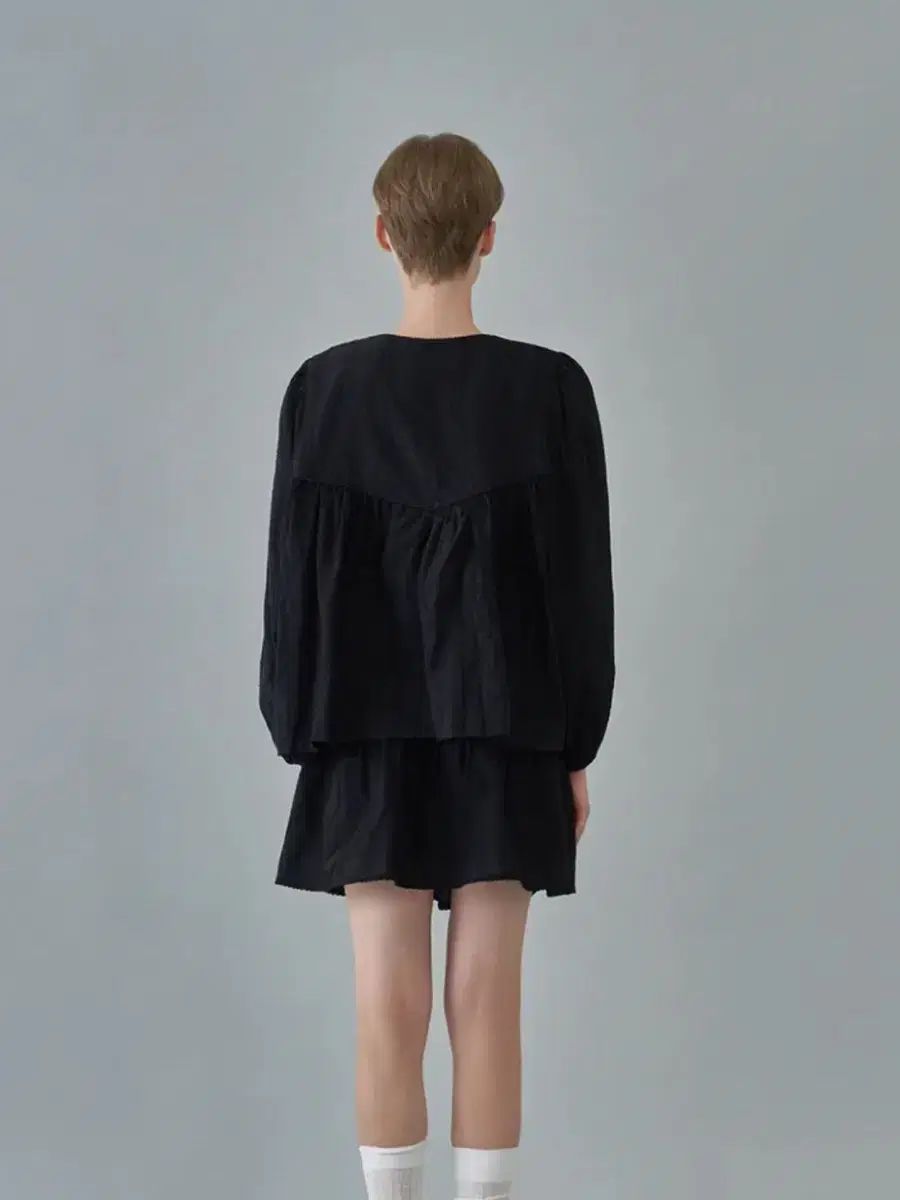  WITHOUTSUMMER コニー エンブロイダリー ブラウス ブラック ゲストルック 長袖 シャツ ブラウス