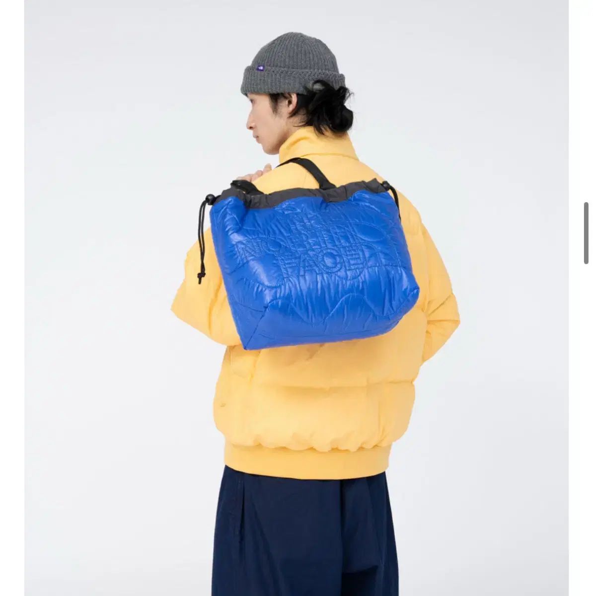 THE NORTH FACE ザノースフェイス パープルラベル キルティング トートバッグ ブルー