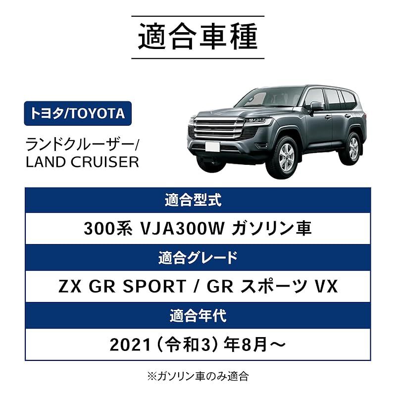 自動車整備士監修 クラフトワークス ランドクルーザー 300系 5人乗り ラゲッジマット 車 防水 丸洗い ピッタリフィット 3 D マット 車種 内装 CRAFT WORKS ラゲッジ VJA 300 W 0