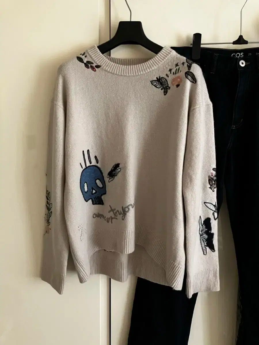 23年 ZADIG VOLTAIRE ザディグ エ ヴォルテール カシミア オーバーサイズ S