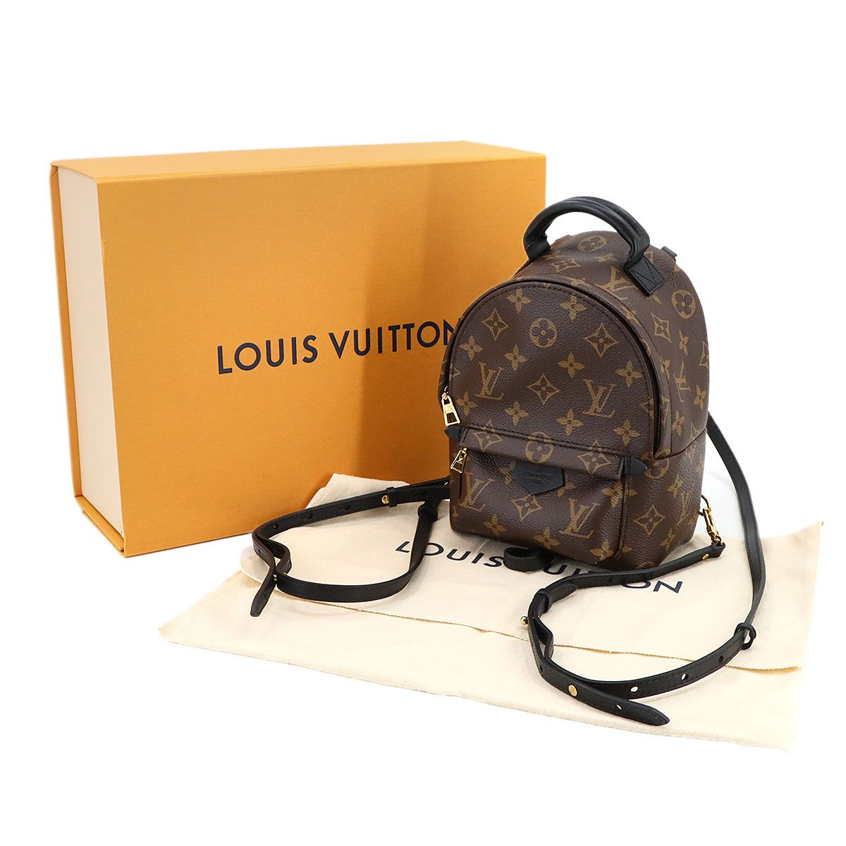ルイ ヴィトン LOUIS VUITTON モノグラム パームスプリングス バックパック MINI リュックサック ブラウン M41562 90298497