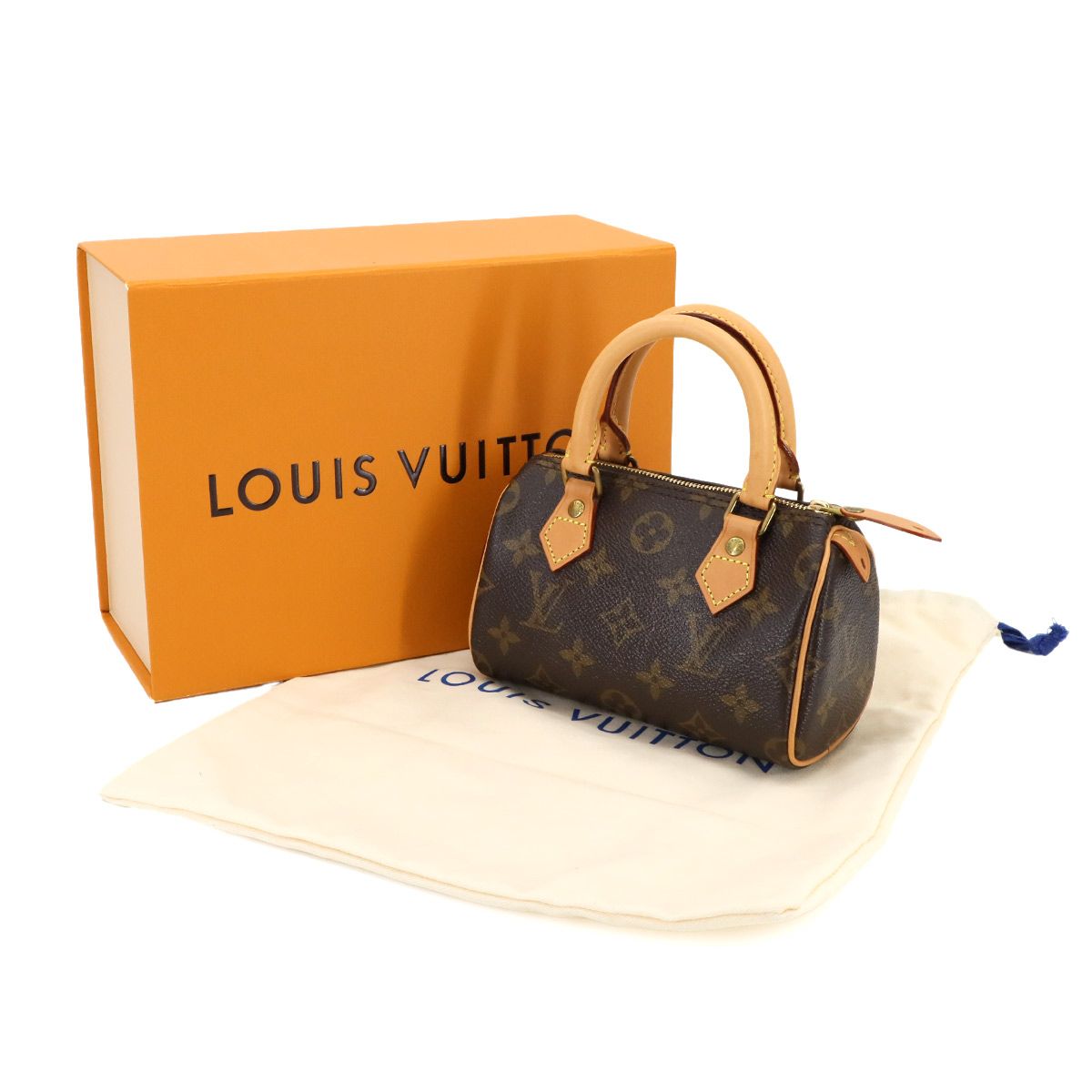 LOUIS VUITTON◇ミニ・スピーディ_モノグラム・キャンバス_BRW/PVC/BRW