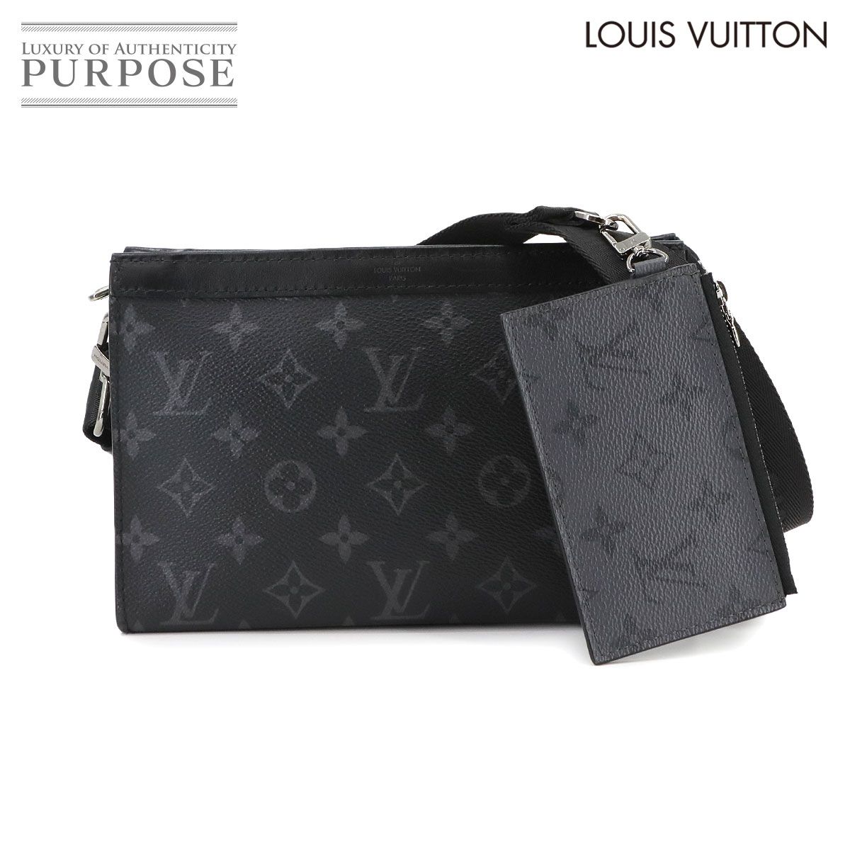 ルイ ヴィトン LOUIS VUITTON モノグラム エクリプス リバース ガストン ウエアラブル ウォレット M81124 RFID 90299123