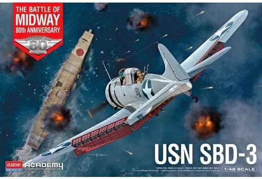 プラモデル 1/48 SBD-3 ドーントレス 2024 ミッドウェイ作戦 [12345]