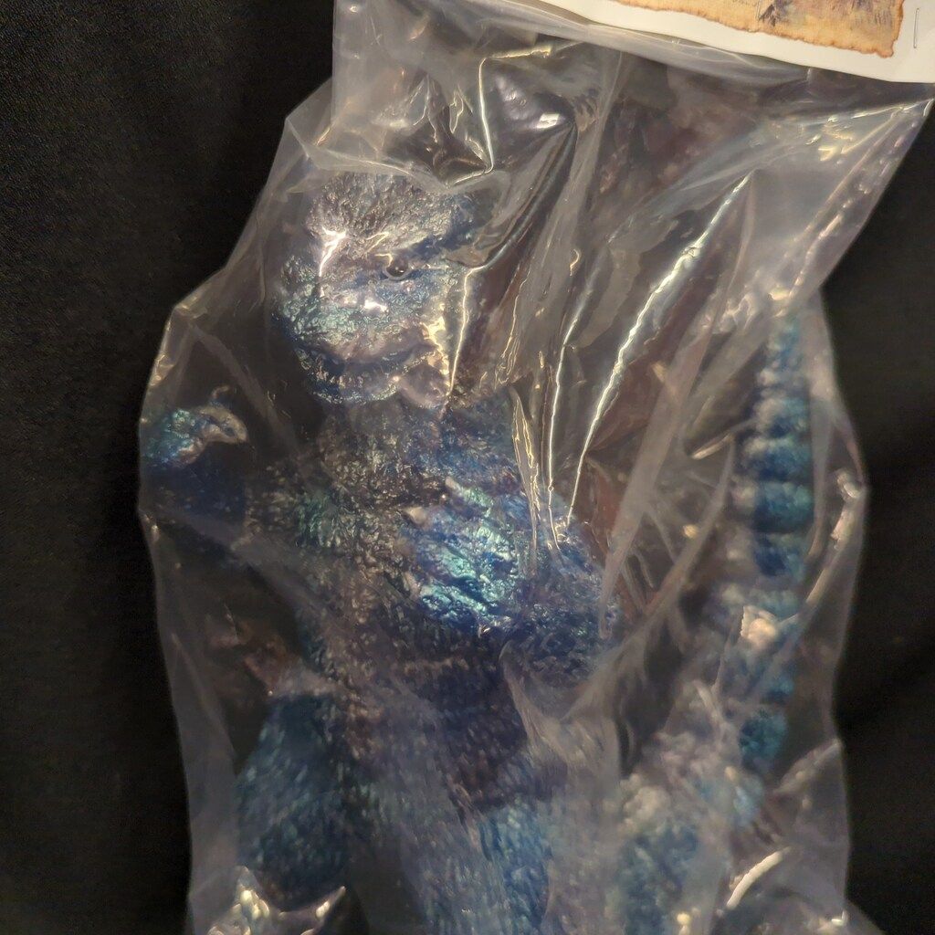 ソフビ てんつく工芸 ゴジラ(1974) ソフビキット/サファイアブルー