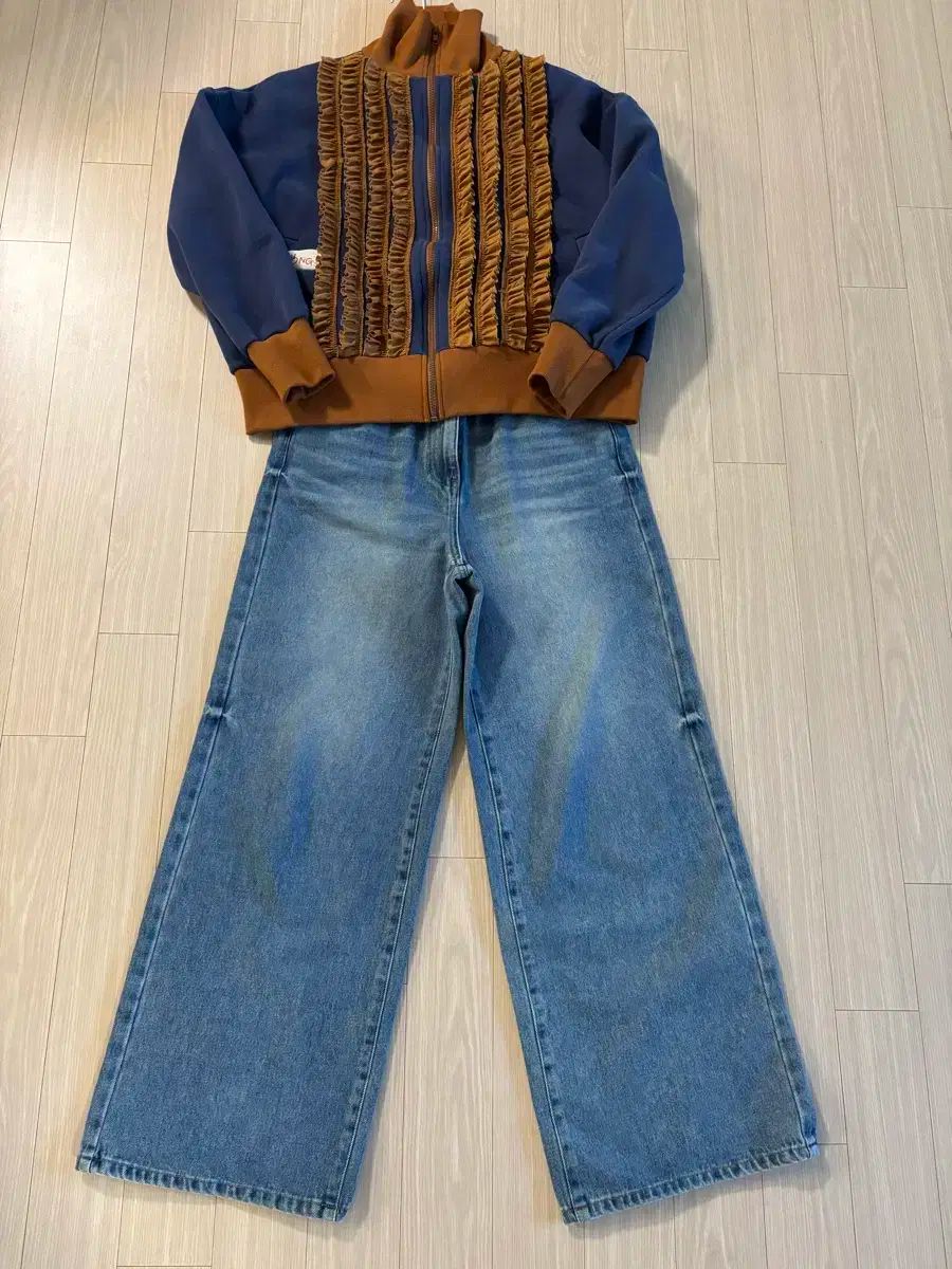 ラッキーシュエトゥ スタイル フリル フリル 起毛 アウター