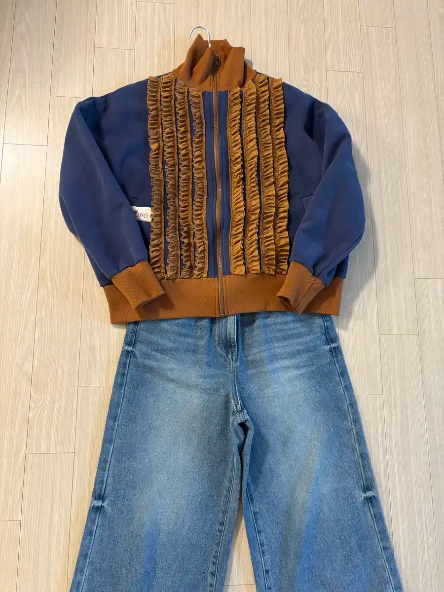 ラッキーシュエトゥ スタイル フリル フリル 起毛 アウター GULLKHAN_COM