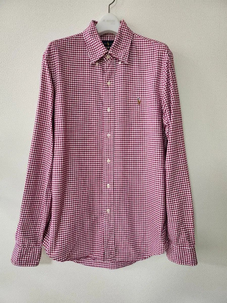 ポロラルフローレン ギンガムチェック シャツ S