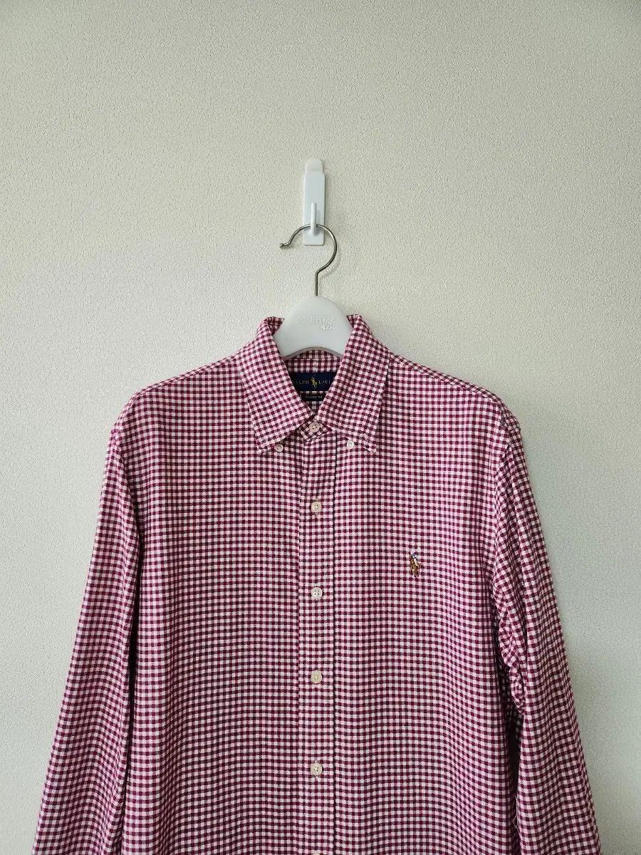 ポロラルフローレン ギンガムチェック シャツ S