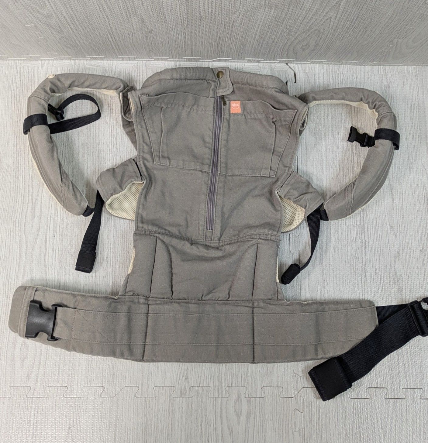 CUSEBERRY NICO キューズベリー ニコ　オールメッシュグレー キューズベリー ニコ NICO オールメッシュグレー 抱っこ紐