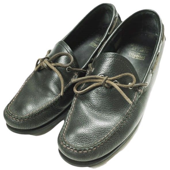 G.H.BASS x District UNITED ARROWS ジーエイチバス ディストリクト ユナイテッドアローズ 24AW 別注 WEBSTER 1アイレットキャンプモカシン US9 27cm BLACK 革靴 シューズ g23990