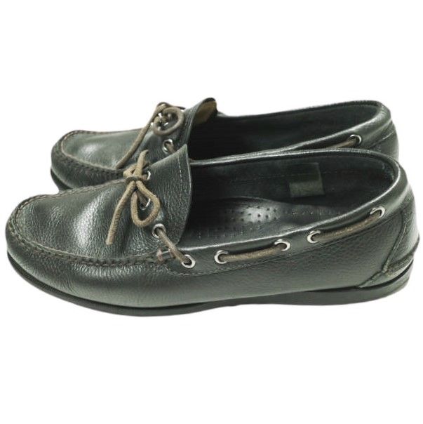 G.H.BASS x District UNITED ARROWS ジーエイチバス ディストリクト ユナイテッドアローズ 24 AW 別注 WEBSTER 1アイレットキャンプモカシン US 9 27 cm BLACK 革靴 シューズ g 23990