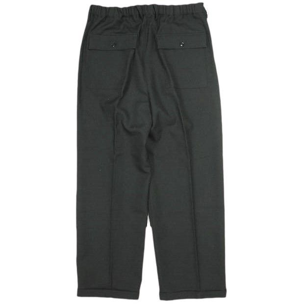 EDIFICE エディフィス 24 AW Marine Cloth 2 pleats Pants 2プリーツイージースラックス L BLACK パンツ ボトムス g 23989