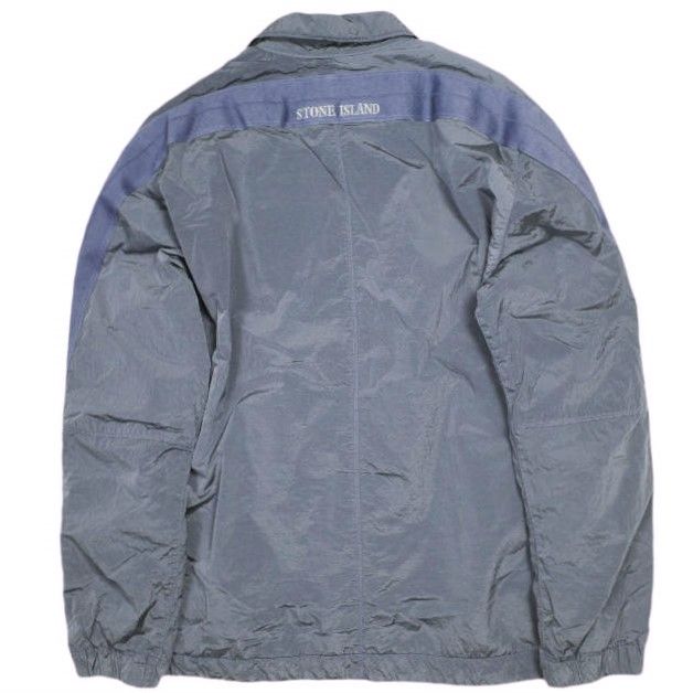 STONE  ストーンアイランド 24AW NYLON L IN ECONYL LIGHT JACKET ナイロンメタル ライトジャケット 8115Q0819 L MID BLUE STONE ISLAND ストーンアイランド 24AW NYLON METAL IN ECONYL LIGHT