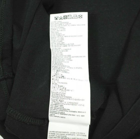  Maison Margiela 1 メゾンマルジェラ 20 AW イタリア製 クラッシュロゴTシャツ S 22816 L BLACK 半袖 マルタン トップス g 24018 半袖(Tシャツ) Tシャツ カットソー