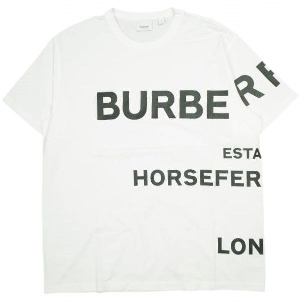 BURBERRY ホワイト Tシャツ M フェースフェリー BURBERRY ホワイト Tシャツ M フェースフェリー