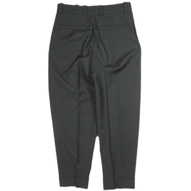 Acne Studios アクネストゥディオズ 1 P Tapered Fit Trousers モヘアブレンド1タックトラウザーズ FN-MN- 44 BLACK パンツ BK 0301 ワイド テーパード スラックス ボトムス g 23958