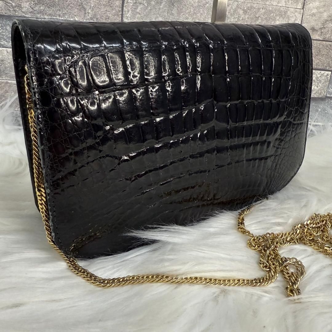 2wayクロコレザーショルダーバック