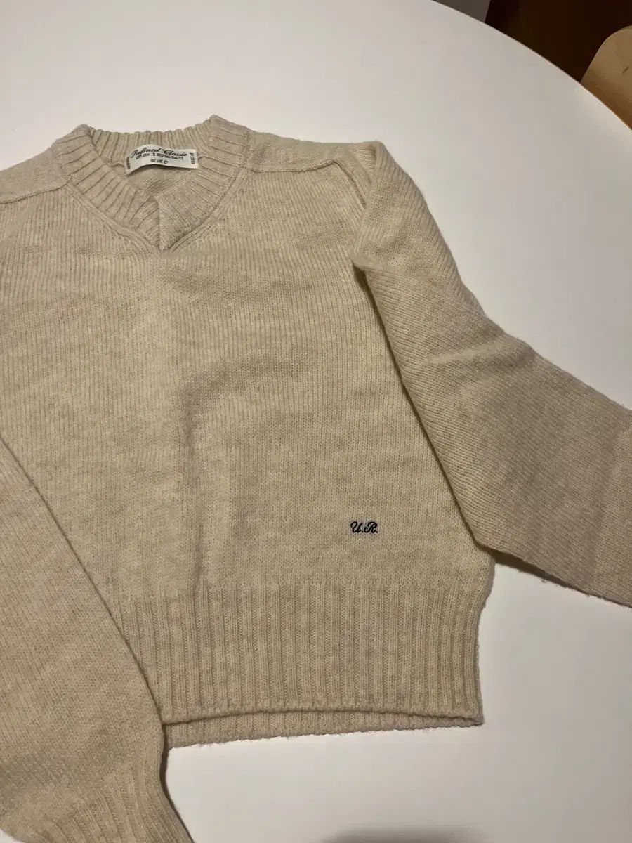  アーバニック30 릭비 ニット オートミール 長袖 ニット セーター