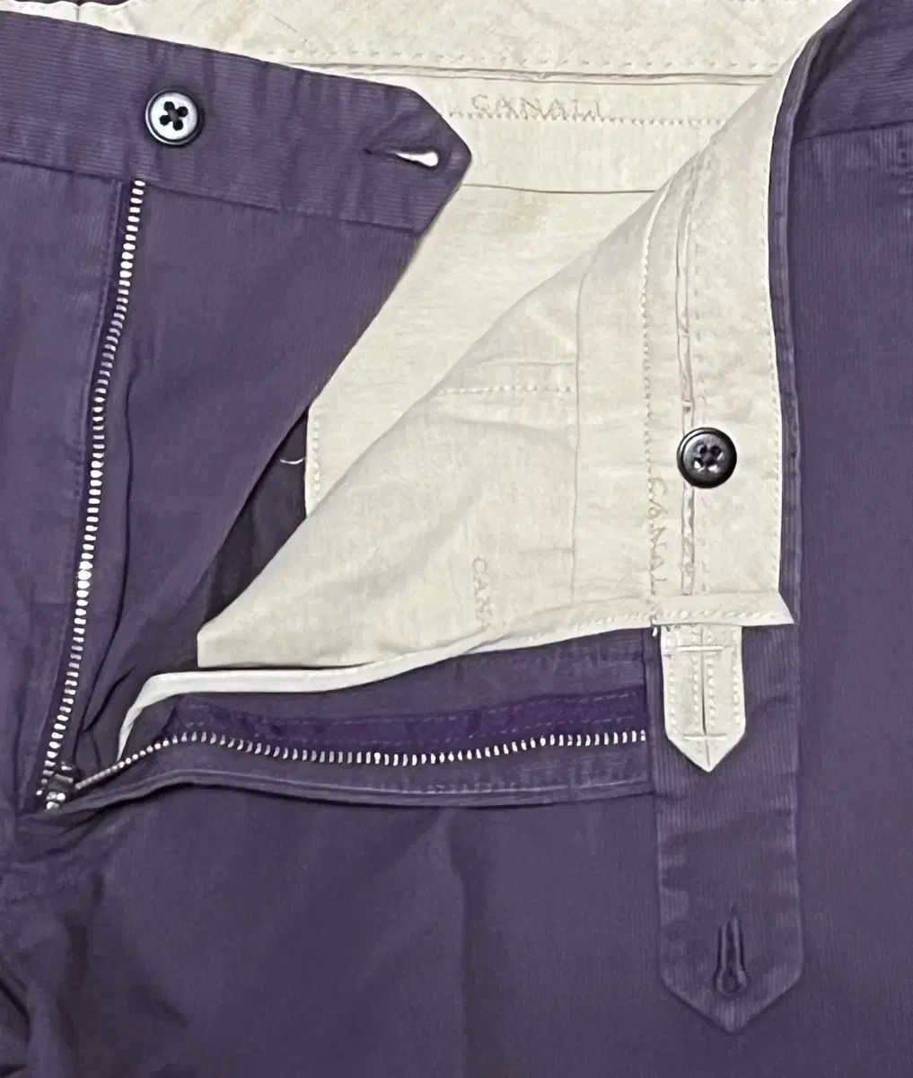  Canali メンズ コットン パンツ 38 56 PURPLE パープル チノパン パンツ
