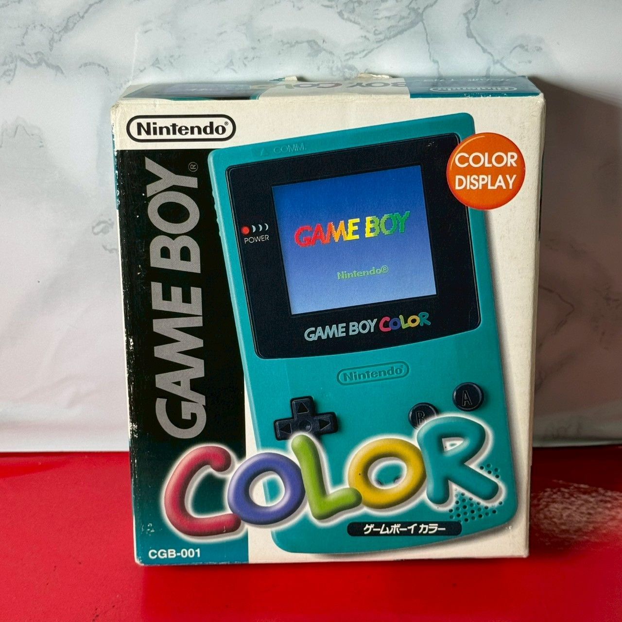 ゲームボーイ 本体 ブルー GBハード ゲーム機本体 箱説付き