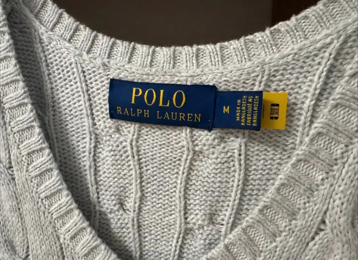 ポロ ラルフローレン ケーブル ニット ベスト M