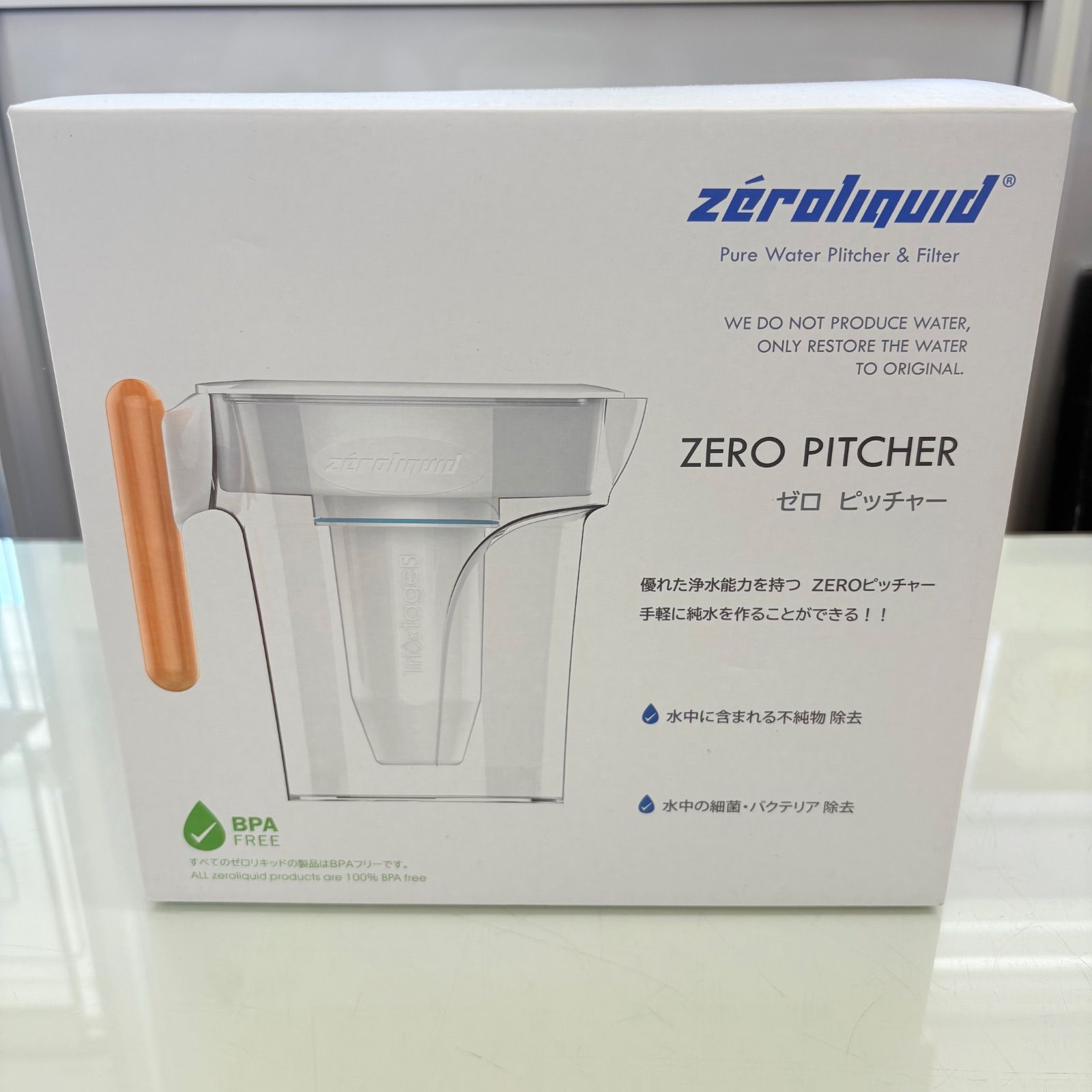 ゼロリキッド ゼロ ピッチャー ポット型浄水器 ZL-PT24W