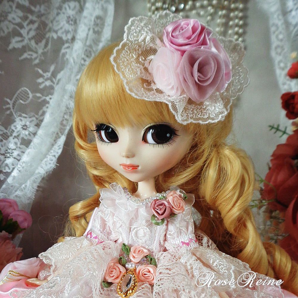 ベルサイユの薔薇 麗しのパールピンクのスウィートハニーボリュームフリルドールドレス