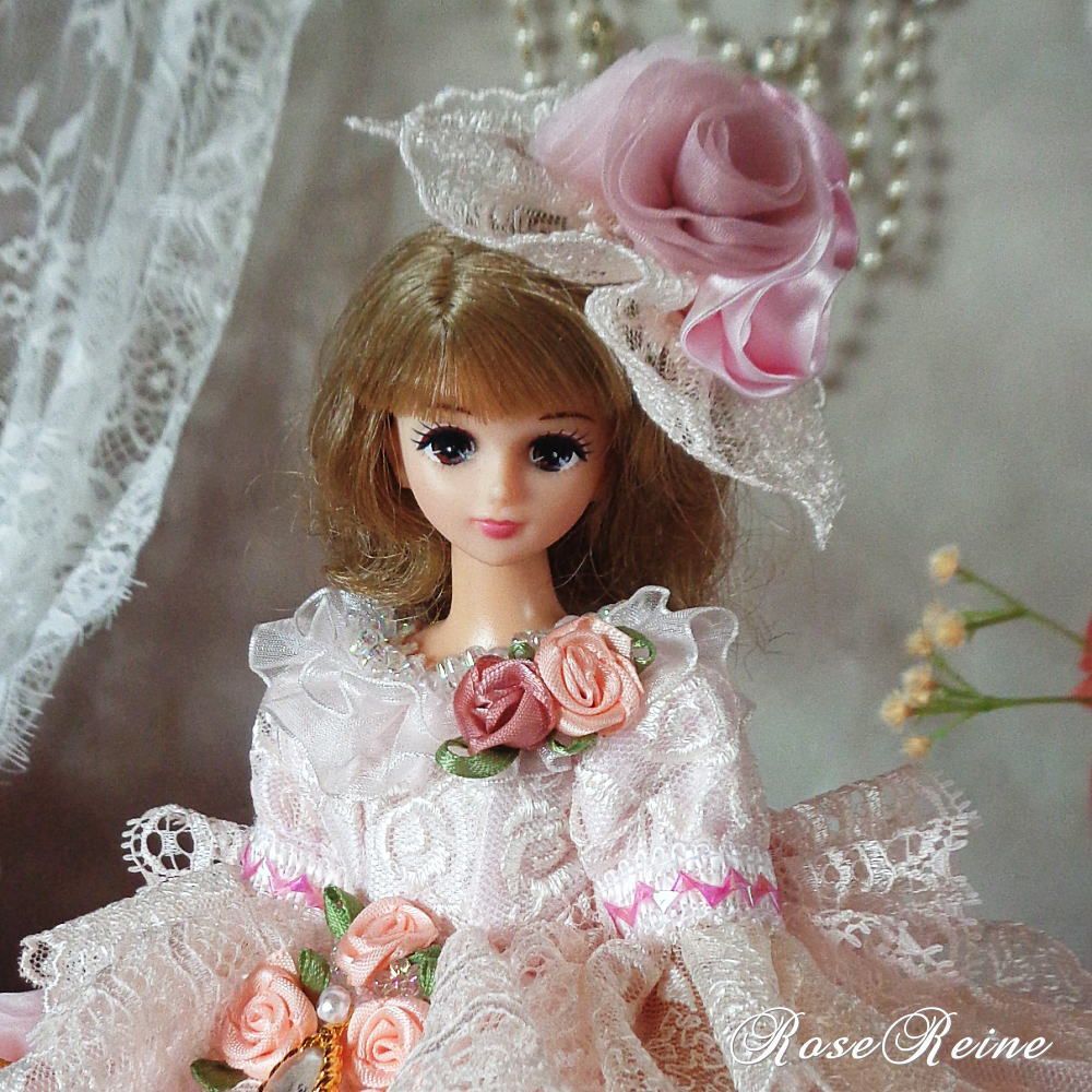 ベルサイユの薔薇 麗しのパールピンクのスウィートハニーボリュームフリルドールドレス