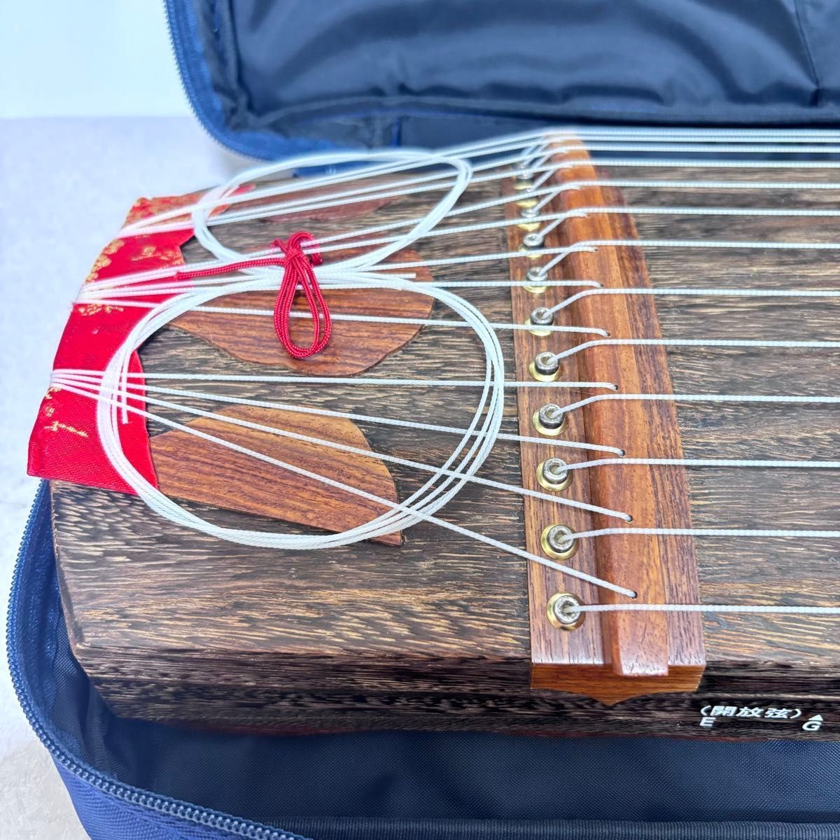 上 文化琴 ゼンオン 羽衣 短琴 ZENON 立柱ケース付