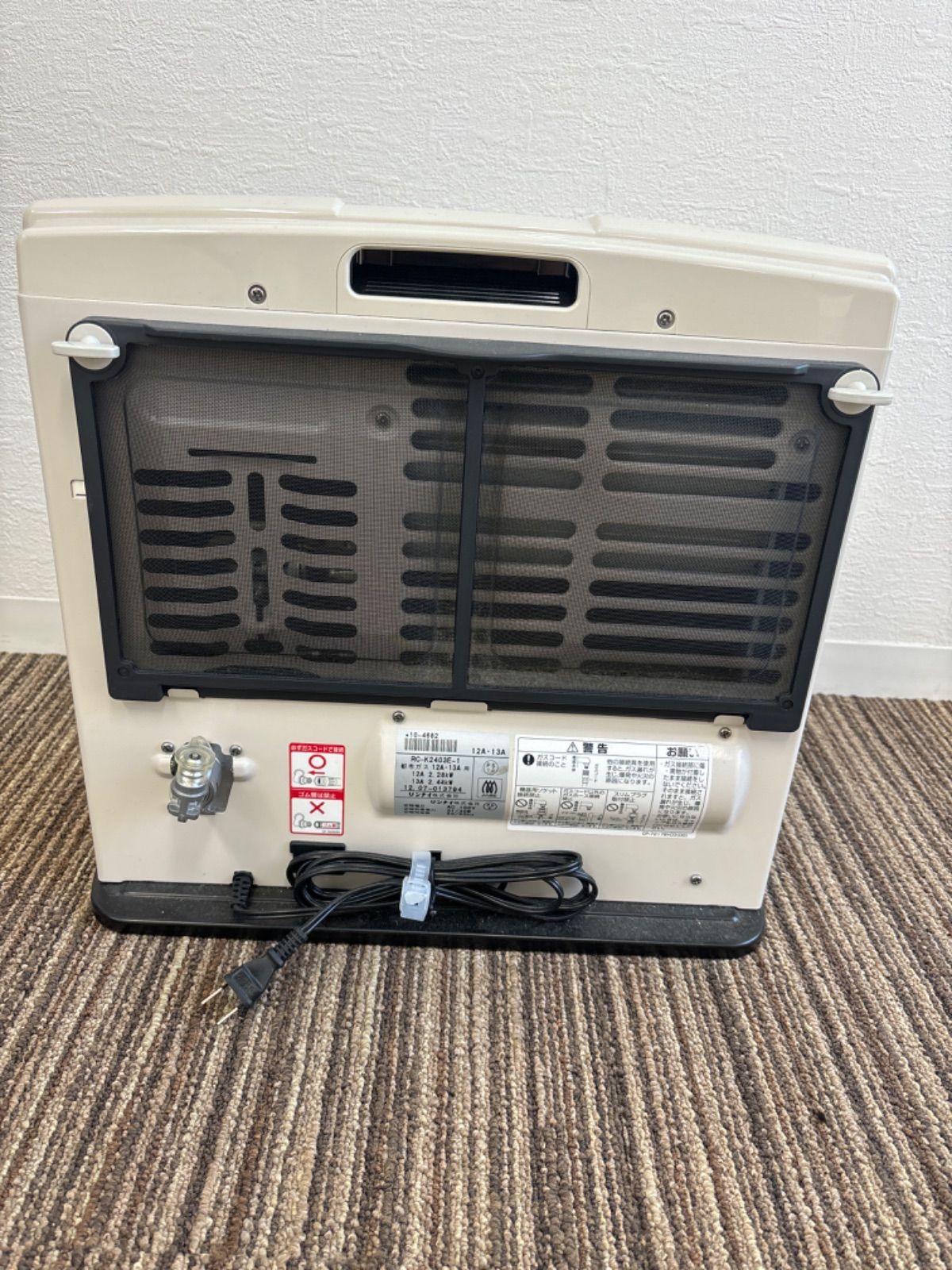 東邦ガス ガスファンヒーター RC-K2403E-1 RHC2412