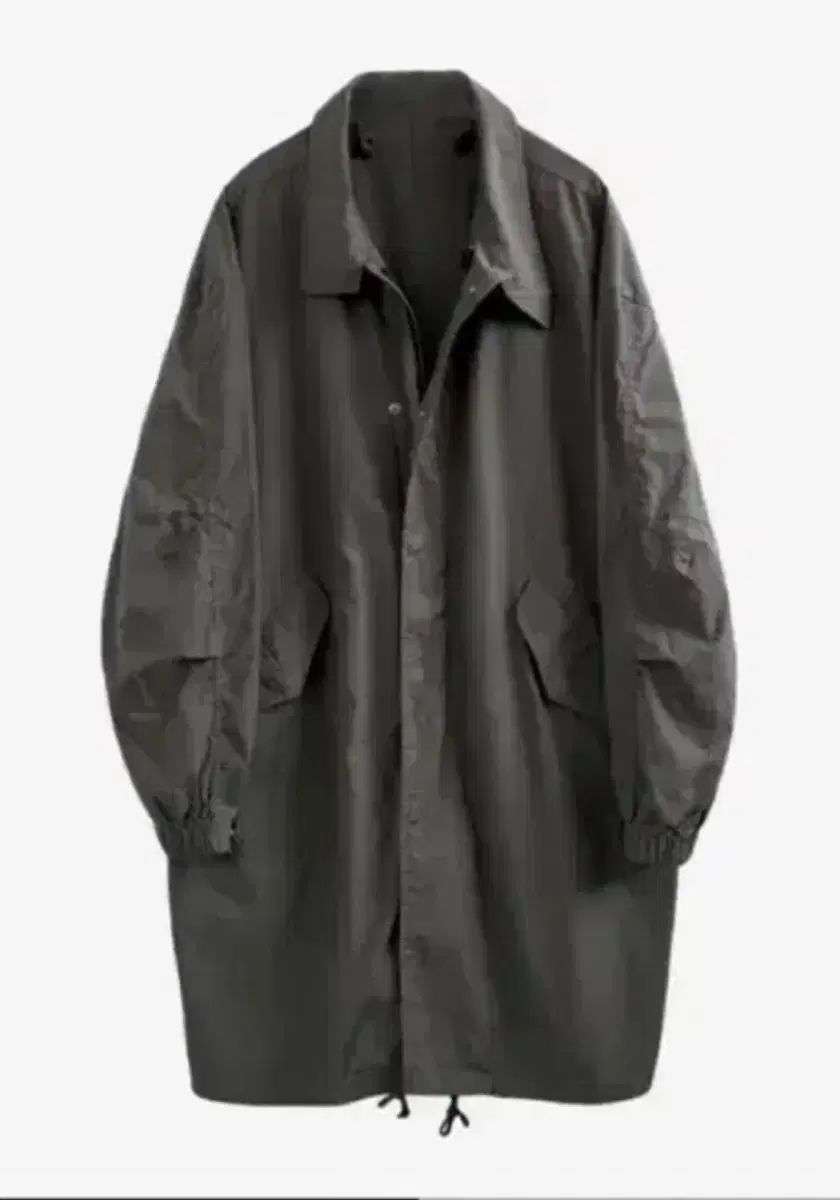 4 ポリテル パーカ オリーブ グレー