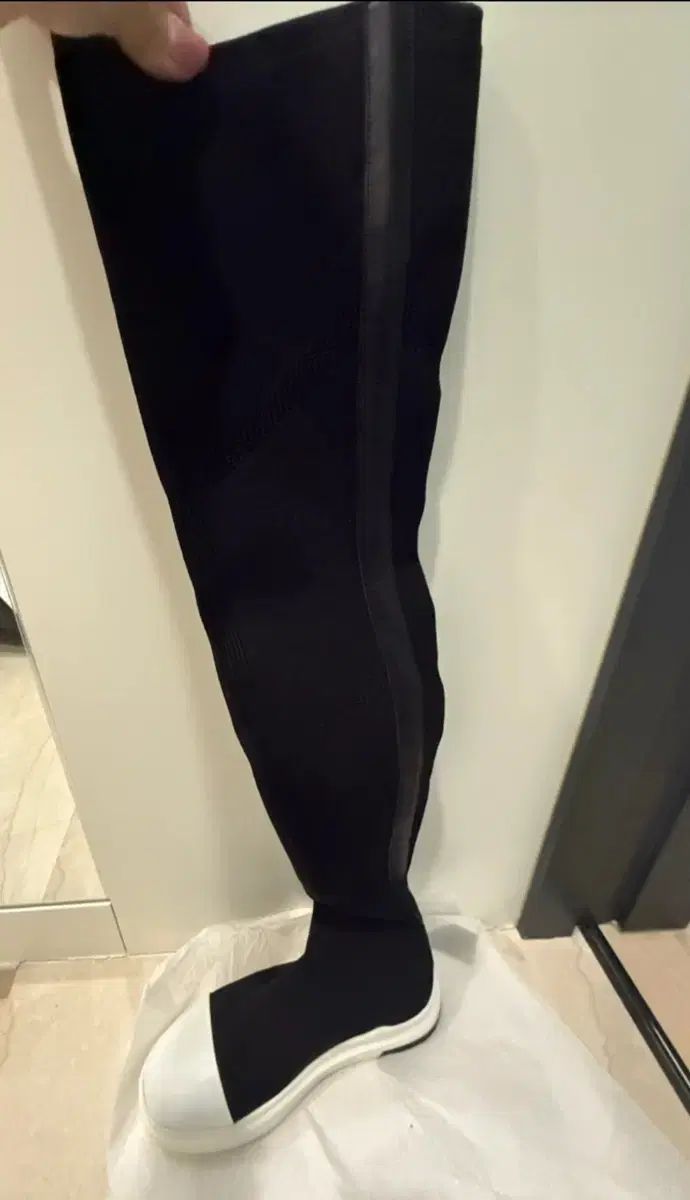 ニット ソックスブーツ