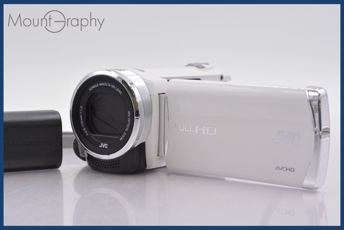 上 ケンウッド JVC GZ-E265 54x バッテリー付属 完動 同梱可 mj5909