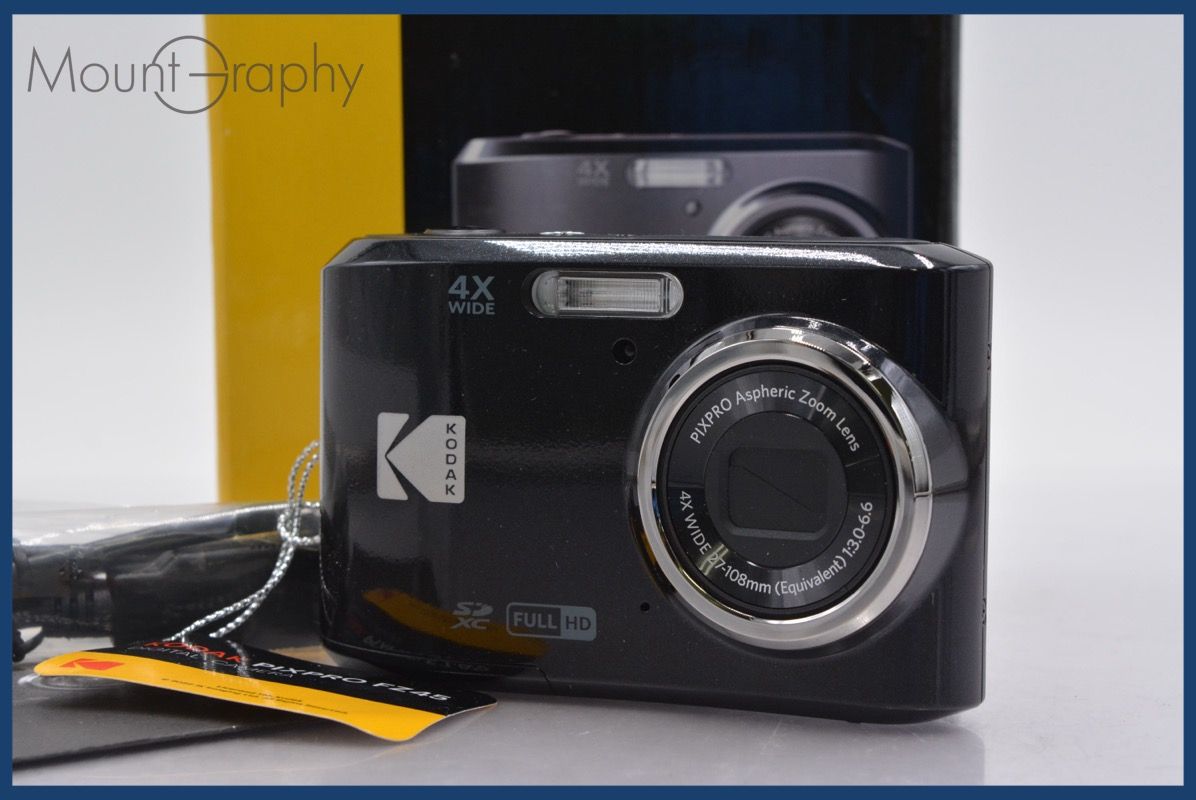 コダック Kodak PIXPRO FZ45 4x 単三電池仕様 元箱付 ★完動★同梱可 #mj5912 PIXPRO 【保証＋特典あり】Kodak FZ45 コダック 乾電池式 F3.0明るい