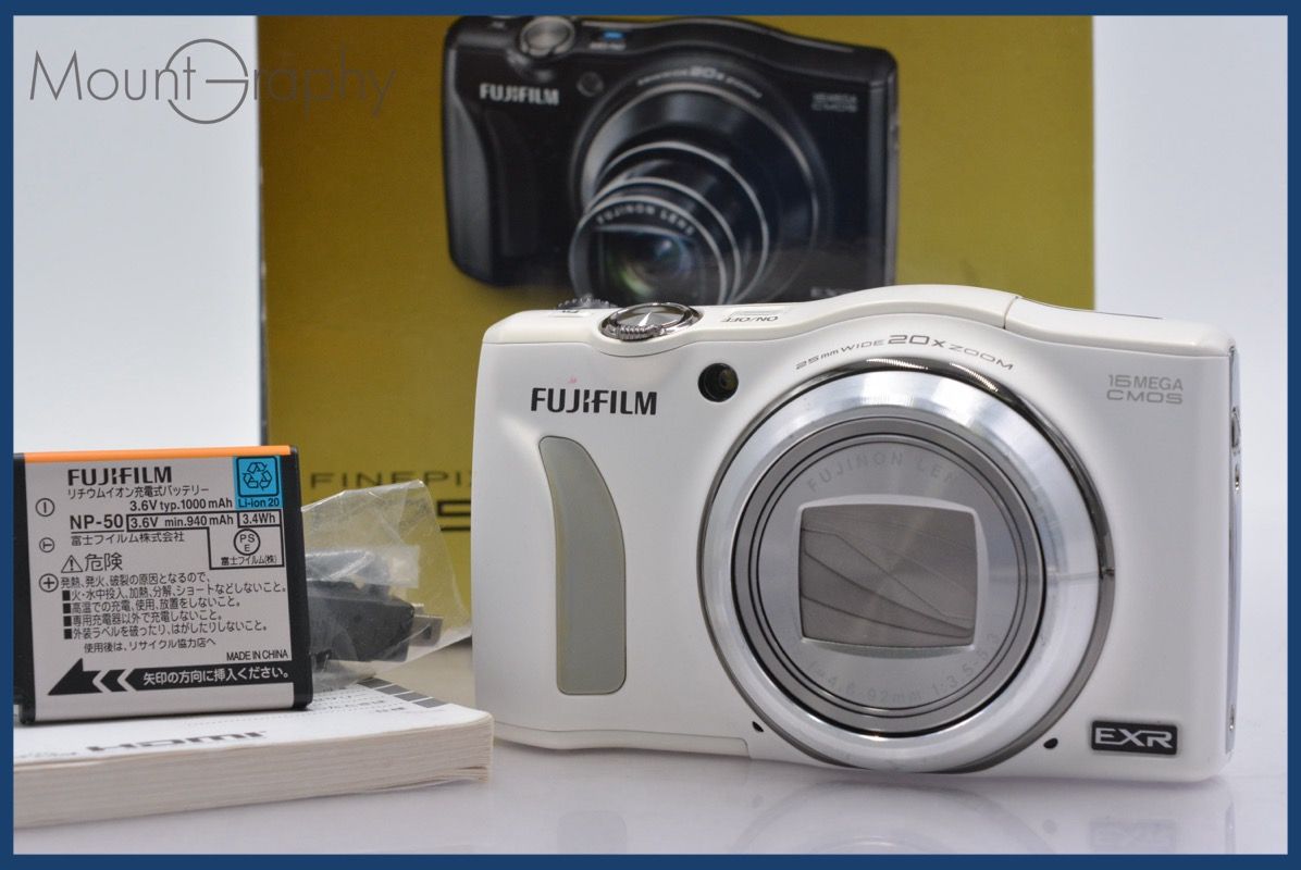 富士フィルム FUJIFILM FinePix F750 EXR 20x 元箱、バッテリー、取扱