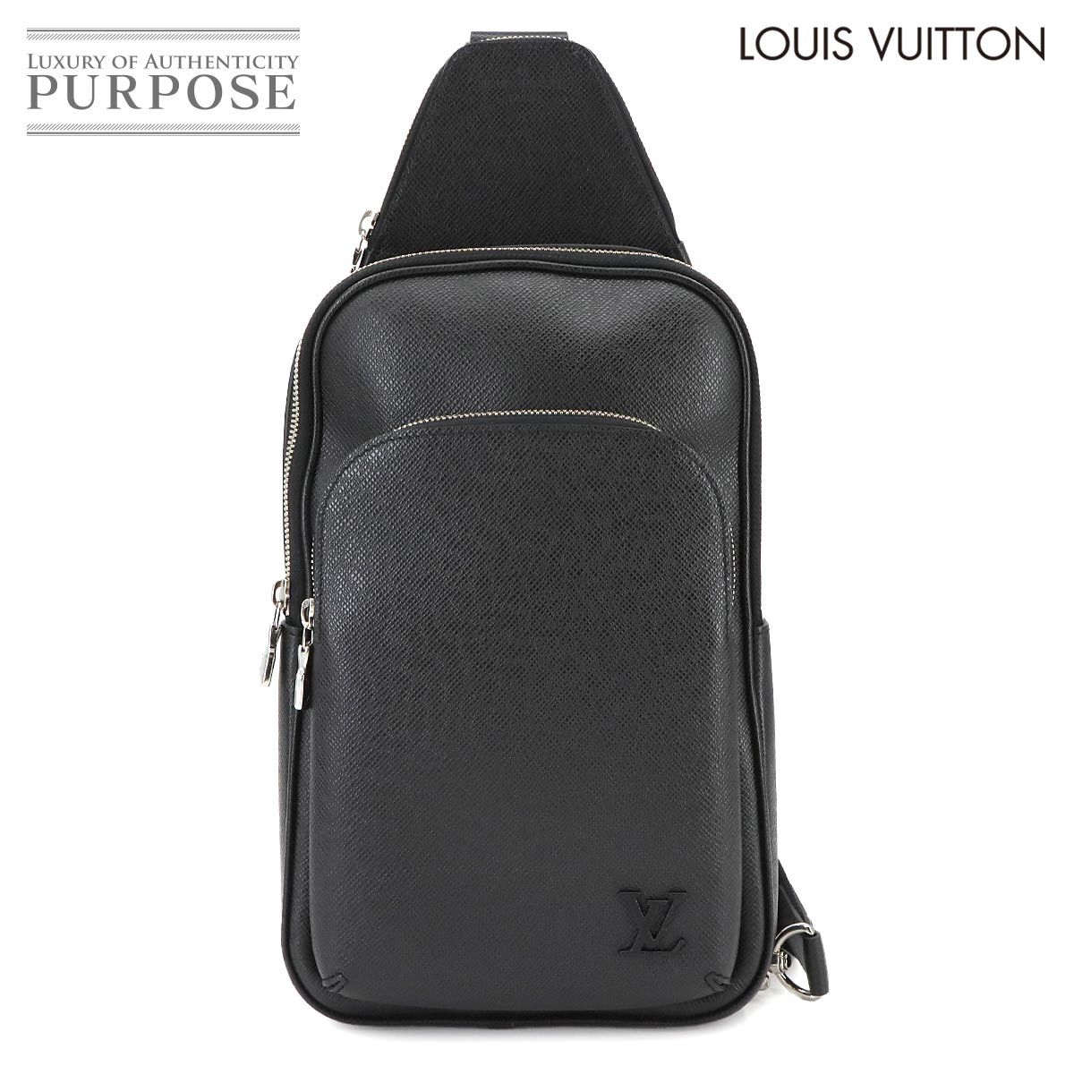 ルイ ヴィトン LOUIS VUITTON タイガ アヴェニュー スリング バッグ ボディ バッグ ブラック M30863 90299616
