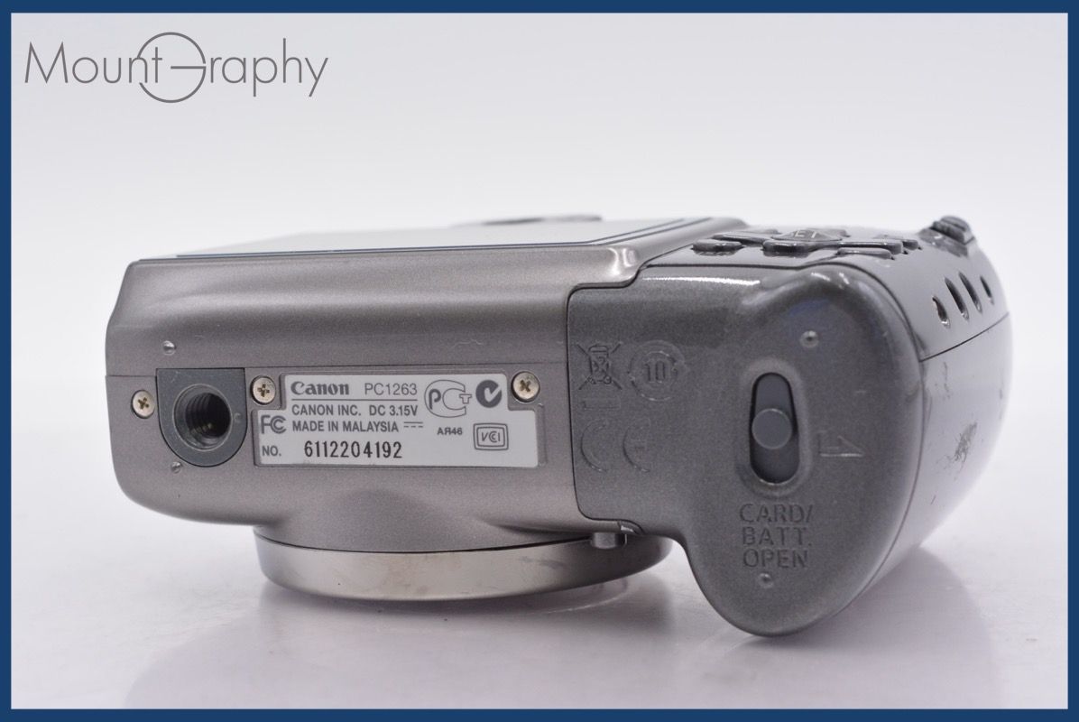 キヤノン Canon PowerShot A590 IS 4x 単三電池仕様 同梱可 #mj6012  