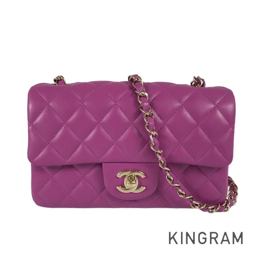 シャネル CHANEL マトラッセ ミニ ラムスキン ショルダーバッグ sst